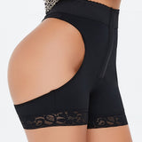 Cutout Hook-and-Eye Shaping Shorts