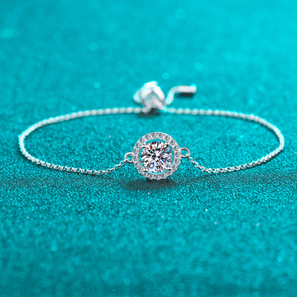 All For Fun 1 Carat Moissanite Bracelet