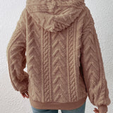 Drawstring Long Sleeve Hoodie
