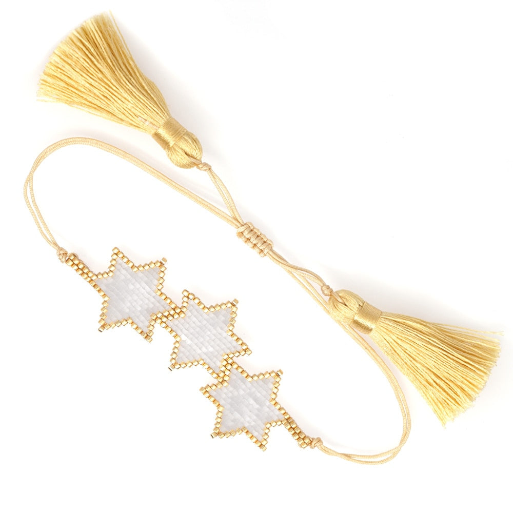 Go2boho Miyuki Bracelet for Women Flower Bracelets For Girls Bohemian Beads Pulseras Star Jewelry Inspired Friendship Jewellery