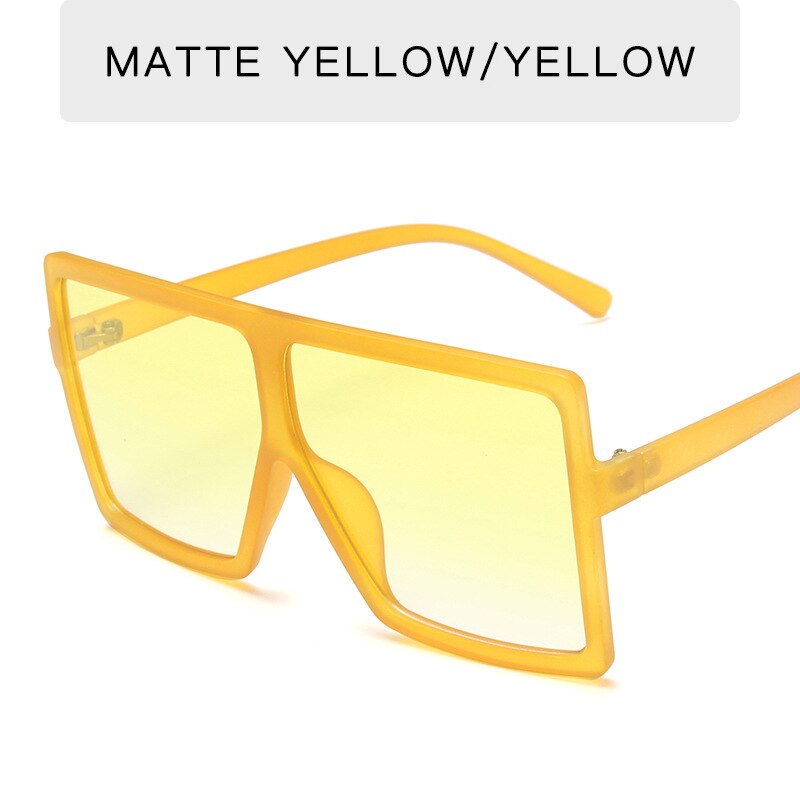 New Square Sunglasses Women Sun Glasses Female Eyewear Eyeglasses Plastic Frame Clear Lens UV400 Shade Fashion Driving