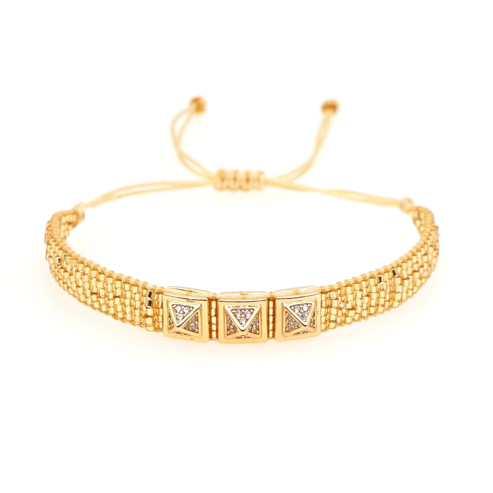 Go2boho Miyuki Bracelet for Women Flower Bracelets For Girls Bohemian Beads Pulseras Star Jewelry Inspired Friendship Jewellery
