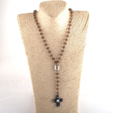 Bohemian Crystal Rosary w/ Cross Pendant