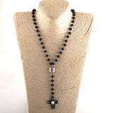 Bohemian Crystal Rosary w/ Cross Pendant