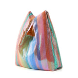 Luxury Handbags Colorful Rainbow Sequins Totes Women Bag Party Evening Clutch Bags Ladies Beach Bag Banquet Glitter Tote Stripe