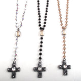 Bohemian Crystal Rosary w/ Cross Pendant