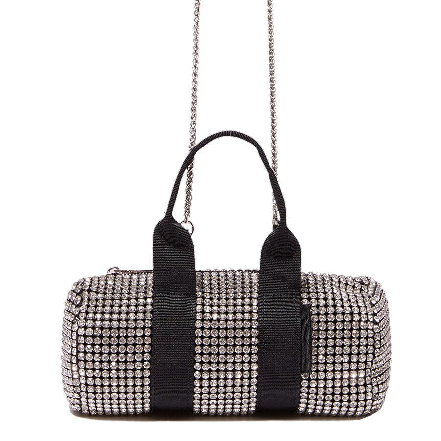 Luxury Diamonds Women Handbags Designer Chains Shoulder Crossbody Bags Shinny Rhinestone Evening Party Purses Female Sac 2022