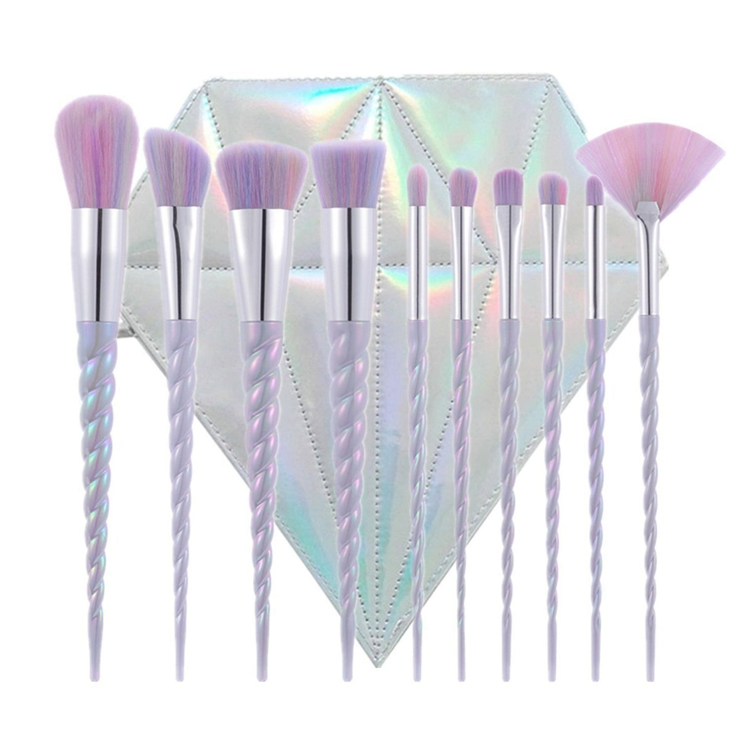 10pcs Unicorn Makeup Brush Set