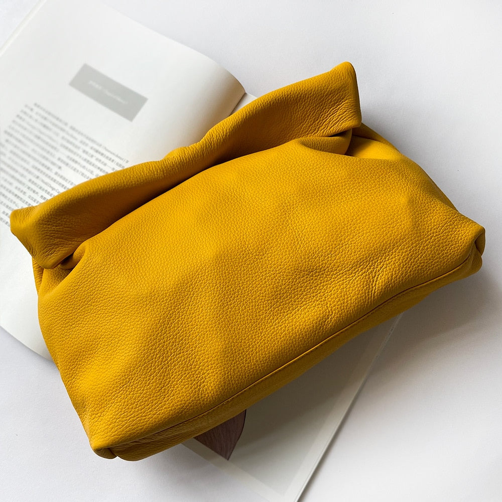 Genuine Leather Bags Design Handbags New Clutch bag Clutch bag Evening bag  Phone Pocket Women&#39;s Handbag High Quality