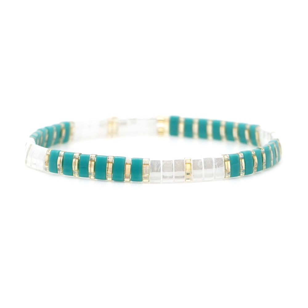 Go2boho Boho Miyuki Bracelet For Women Jewellery Gift Tila Bracelets Girl Glass Beads Pulseras Femme 2021 Summer Beach Jewelry
