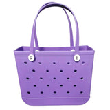 Multi Holes Storage Bag for Women Handbag Waterproof EVA Shoulder Bag Standing Picnic Beach Bag Shopping Bag сумка женская