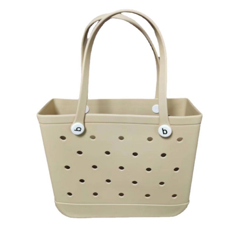 Outdoor fashion EVA hole bag Beach bag storage bag handbag pet bag hole big bag Waterproof Washable Crossbody Bag