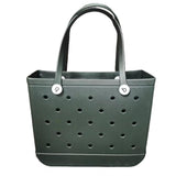 Multi Holes Storage Bag for Women Handbag Waterproof EVA Shoulder Bag Standing Picnic Beach Bag Shopping Bag сумка женская