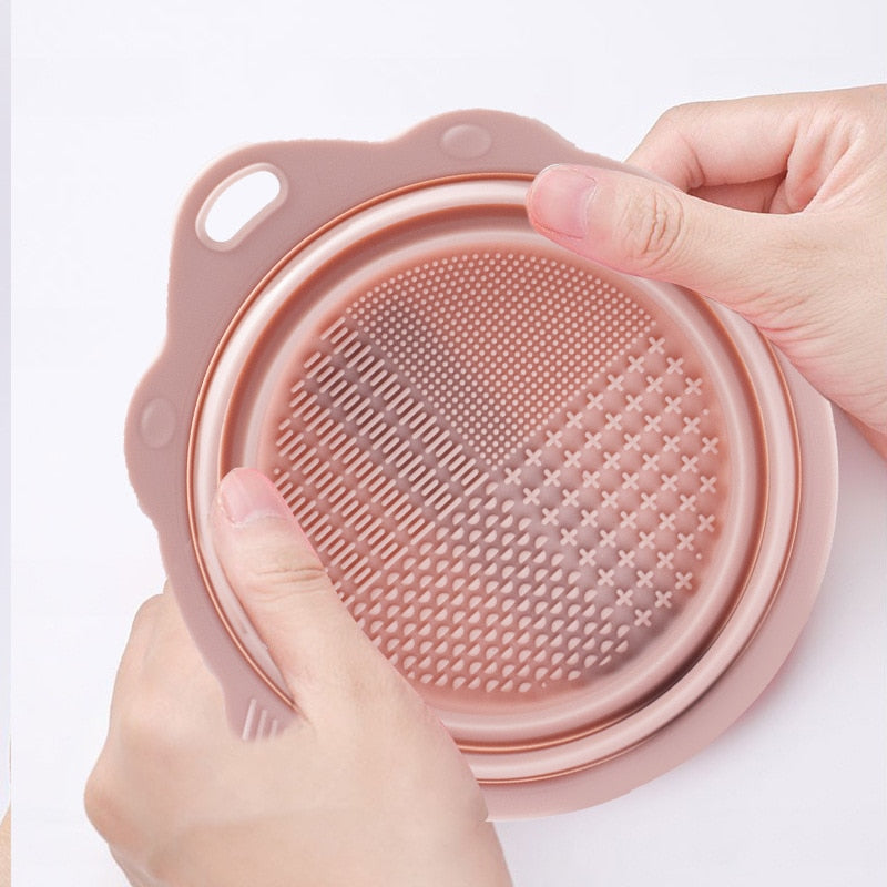 Silicone Makeup Brush Cleaning Bowl
