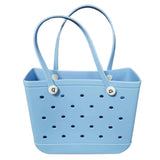 Multi Holes Storage Bag for Women Handbag Waterproof EVA Shoulder Bag Standing Picnic Beach Bag Shopping Bag сумка женская