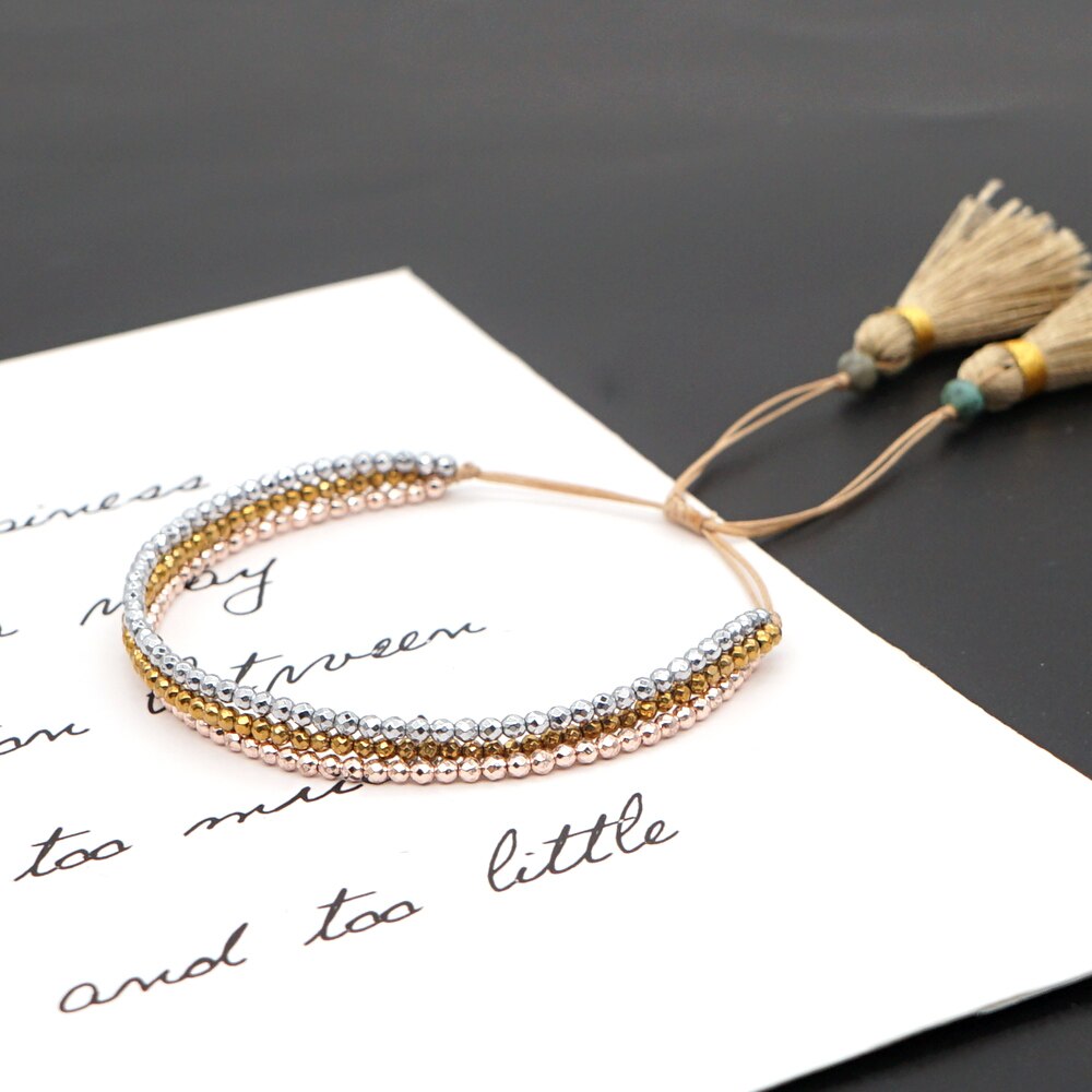 Boho Handmade Woven Bracelet Set
