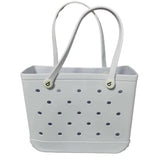 Multi Holes Storage Bag for Women Handbag Waterproof EVA Shoulder Bag Standing Picnic Beach Bag Shopping Bag сумка женская