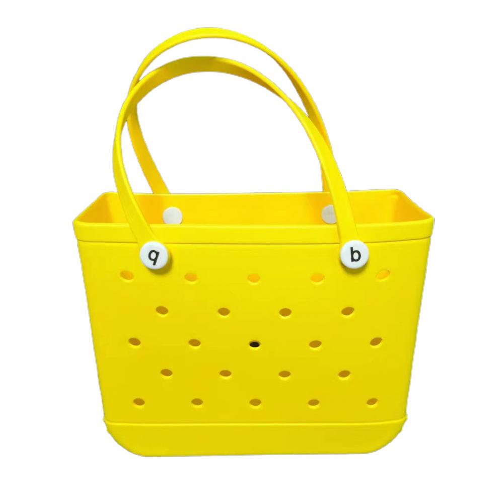 Multi Holes Storage Bag for Women Handbag Waterproof EVA Shoulder Bag Standing Picnic Beach Bag Shopping Bag сумка женская