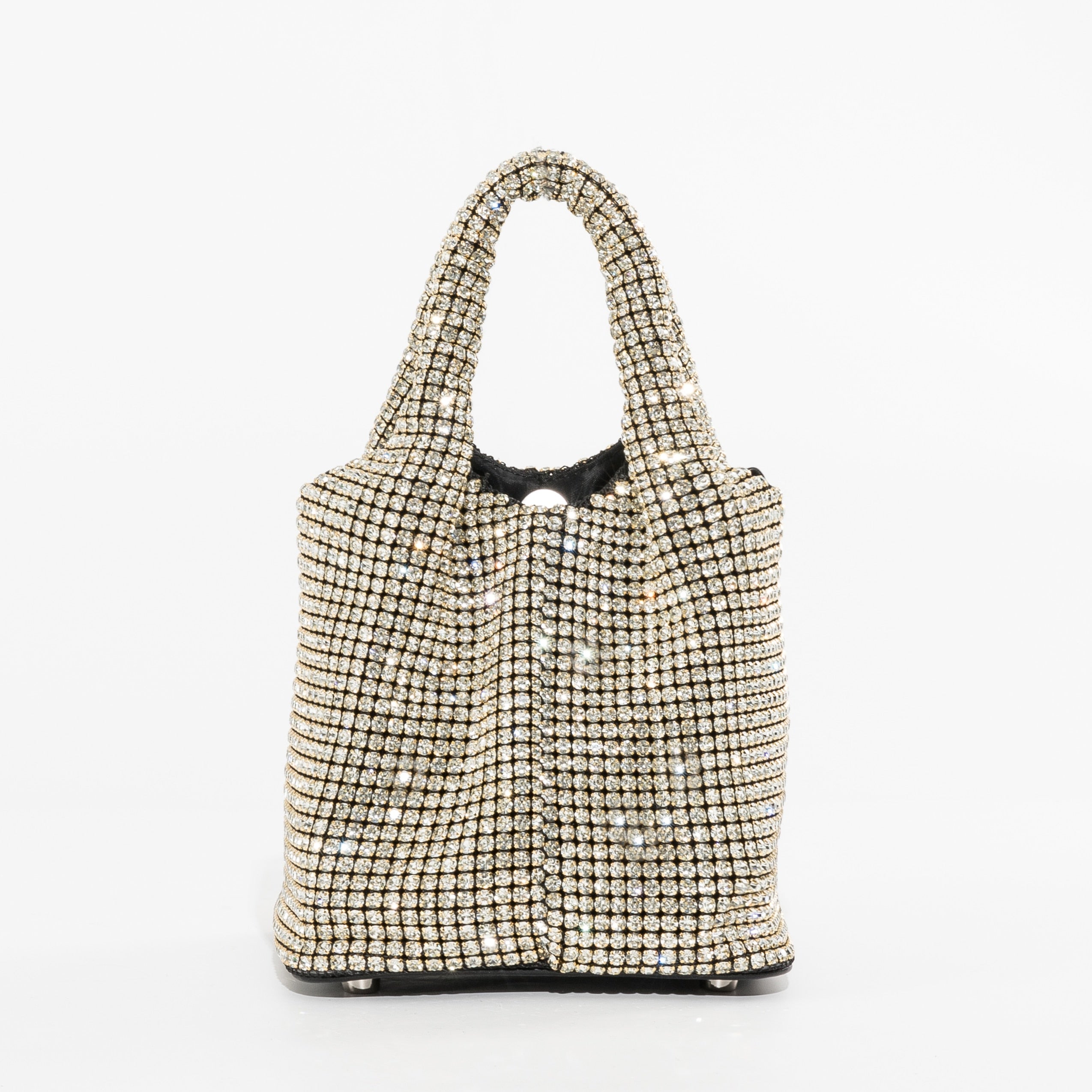 Luxury Diamonds Basket Bag Designer Brand Women Handbag Shinny Rhinestone Shoulder Crossbody Bag Evening Party Bucket Purse 2022