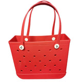 Multi Holes Storage Bag for Women Handbag Waterproof EVA Shoulder Bag Standing Picnic Beach Bag Shopping Bag сумка женская