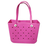 Multi Holes Storage Bag for Women Handbag Waterproof EVA Shoulder Bag Standing Picnic Beach Bag Shopping Bag сумка женская