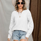 Round Neck Raglan Sleeve Sweater