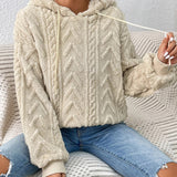 Drawstring Long Sleeve Hoodie