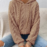 Drawstring Long Sleeve Hoodie