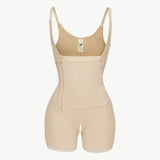 Side Zipper Under-Bust Shaping Bodysuit