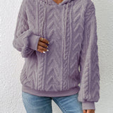 Drawstring Long Sleeve Hoodie