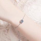 1 Carat Moissanite Chain Bracelet
