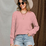 Round Neck Raglan Sleeve Sweater