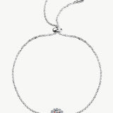 1 Carat Moissanite Chain Bracelet